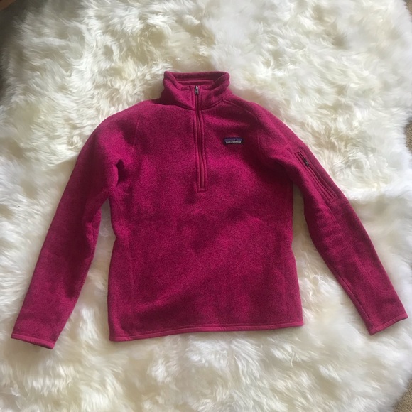Patagonia Tops - Raspberry Patagonia half zip